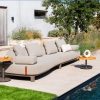 4 Seasons Outdoor Santorini 4-zits loungebank terre met Volta tafels