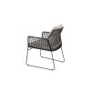 Taste by 4 Seasons Rhodos dining chair antraciet