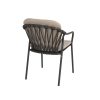 Taste by 4 Seasons Manitoba stapelbare dining chair antraciet