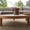 4 Seasons Outdoor Finn teak loungetafel met keramisch blad - detail