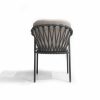 Taste by 4 Seasons Manitoba stapelbare dining chair antraciet - detail