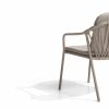 Taste by 4 Seasons stapelbare Manitoba dining chair latte - detail