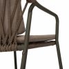 Taste by 4 Seasons stapelbare Manitoba dining chair olijfgroen - detail