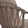 Taste by 4 Seasons stapelbare Manitoba dining chair olijfgroen - detail