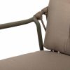 Taste by 4 Seasons stapelbare Manitoba dining chair olijfgroen - detail