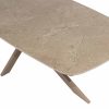 Taste by 4 Seasons Prado tuintafel latte met keramisch blad in barrelvorm 240 x 105 cm - detail