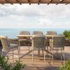 4 Seasons Outdoor Tramonti bar set latte met Prado tafel sfeer