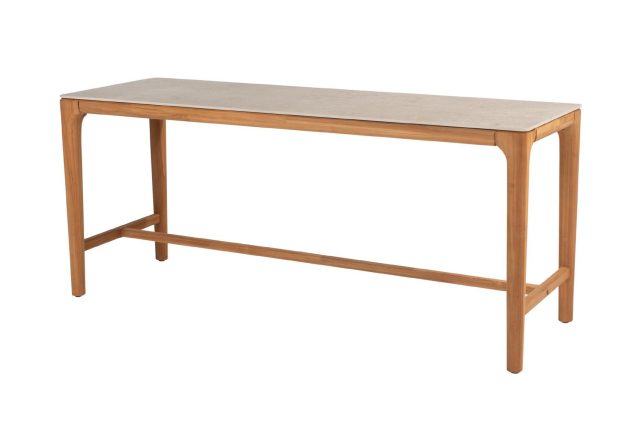 Taste by 4 Seasons Liam tuintafel teak counter tafel met keramisch blad 220 x 100 cm