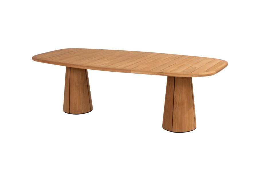 Taste by 4 Seasons Capri teak tuintafel met barrelvormig blad 240 x 110 cm