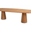 Taste by 4 Seasons Capri teak tuintafel met barrelvormig blad 280 x 110 cm