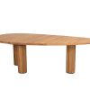 Taste by 4 Seasons Corsica teakhouten tuintafel met kiezelvormig blad 240 x 130 cm