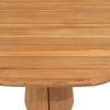 Taste by 4 Seasons Capri Low tuintafel met barrelvormig blad - detail