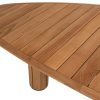 Taste by 4 Seasons Corsica teakhouten tuintafel met kiezelvormig blad 240 x 130 cm - detail