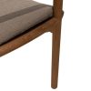 4 Seasons Outdoor Tess teak dining chair met bouclé bekleding - detail