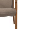 4 Seasons Outdoor Tess teak dining chair met bouclé bekleding - detail