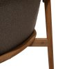 4 Seasons Outdoor Tess teak dining chair met bouclé bekleding - detail