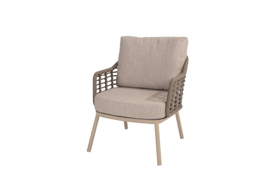 Taste by 4 Seasons Puglia low dining chair latte