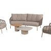 Taste by 4 Seasons Puglia loungeset latte met set Demi loungetafels