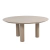 Taste by 4 Seasons Donato low dining tafel latte met geprint keramisch blad Ø 160 cm