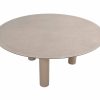 Taste by 4 Seasons Donato low dining tafel latte met geprint keramisch blad Ø 160 cm