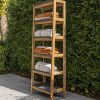 4 Seasons Outdoor Liv teak tuinkast met 6 HPL planken