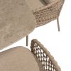 4 Seasons Outdoor Sardinia low dining set latte met Nevada tafel met keramisch blad 250 x 105 cm