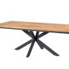 4 Seasons Outdoor Minerva tafel met teak blad 220 x 95 cm