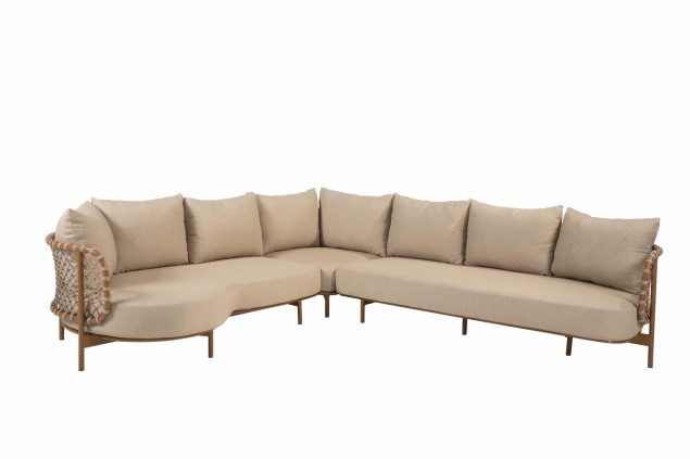 De Martinique hoek loungebank amber XL SALE