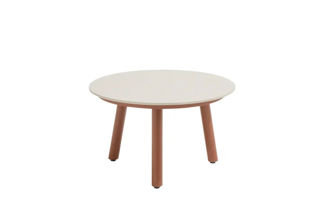 Taste by 4 Seasons Salute salontafel Spicy met rond keramisch tafelblad Ø 60 cm (H 35 cm)
