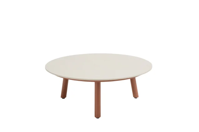 Taste by 4 Seasons Salute salontafel Spicy met rond keramisch tafelblad Ø 80 cm (H 30 cm)