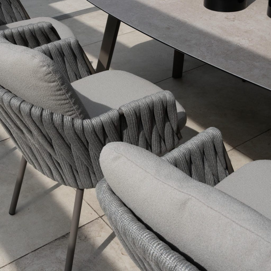 Cannes dining set terre with Manolo table - detail 04