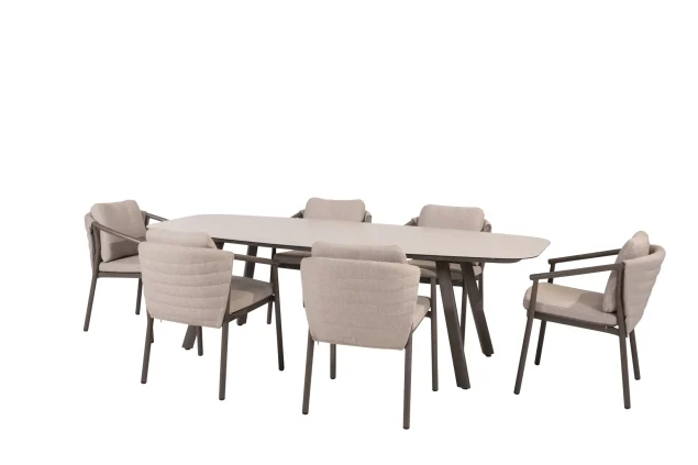 Taste by 4 Seasons Barolo tuinset terre met Manolo tafel 240 cm SALE