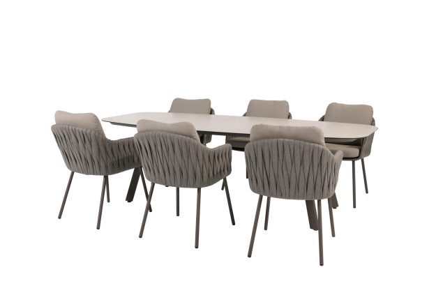 Taste by 4 Seasons Cannes tuinset terre met Manolo tafel 240 cm