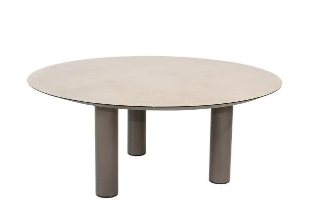 Taste by 4 Seasons Donato low dining tuintafel terre met geprint keramisch blad Ø 160 cm