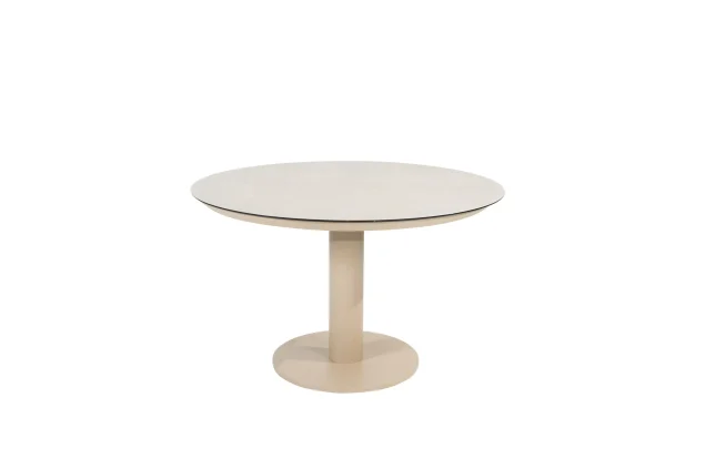 Taste by 4 Seasons Sarah tuintafel latte met geprint keramisch blad Ø 120 cm