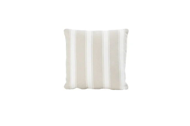 4 Seasons Outdoor Bouclé Stripe Cream sierkussen 50×50 cm