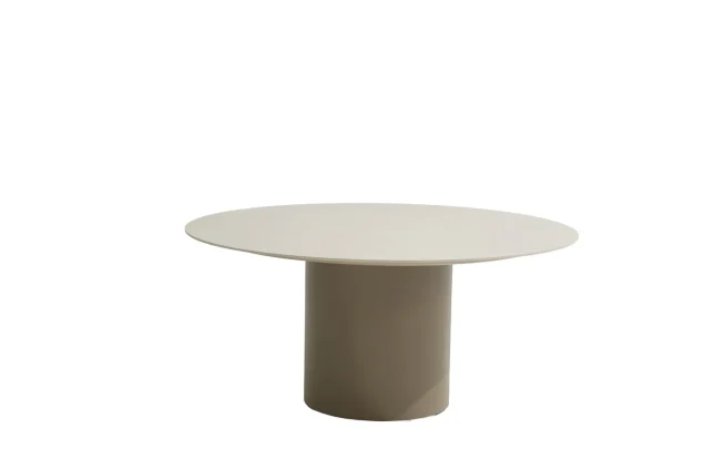 Taste by 4 Seasons Bosco tuintafel Mocca met keramisch blad Sabia Panna Ø 160 cm